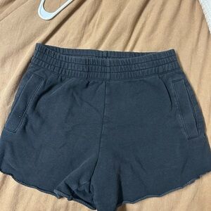 Black aerie sweatshorts